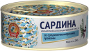 Сардина атл. бланш. в масле со средиземномор. травами 240 гр КТК 240 гр 1/24