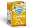 Сливки 20% 200г ТМ Чудское озеро 1/18