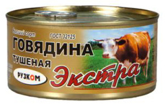 Говядина тушеная в/с ГОСТ Экстра 325 г 1/24 ТМ Рузком