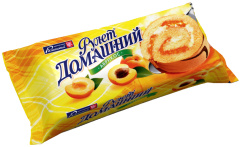 Рулет абрикос Домашний 150 г 1/15