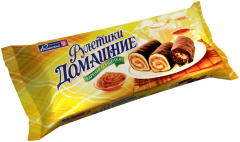 Рулеты мини вареная сгущенка Домашние 150 г 1/20