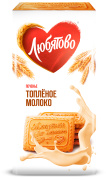 Печенье сахарное "Топленое молоко" 267г ц/п 1/16 ТМ"Любятово"