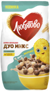 Шарики шоколадные ДУО МИКС 200г 1/10 ц/п ТМ "Любятово"