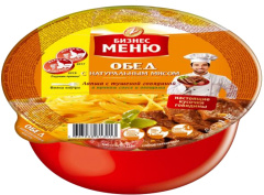 Лапша БП "Бизнес Меню" с туш/говядиной в пряном соусе и овощами 110гр x 24 миска