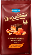 Конфеты вафельные шок. с карамелью Шоколадница 0,160 кг 1/14