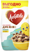 Шарики шоколадные ДУО МИКС 350г 1/10 ц/п ТМ "Любятово"