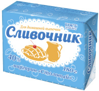 Маргарин "Сливочник" 40% 180гр 1/20