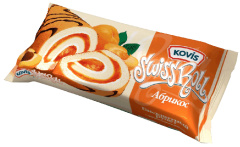 Рулет абрикос дек. с глаз. Kovis 175 гр. 1/15