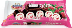 Рулет мини малина глаз. с глаз Мастер Десерта .175 гр. 1/15