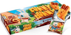 Пирожные бисквитные шоколад Funny Bunny 150г 1/12