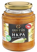 Икра из кабачков ГОСТ ст/б, 480 г GUSTUS 1/12