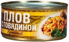 Плов "Узбекский" с говядиной 325 г 1/24 ТМ Рузком