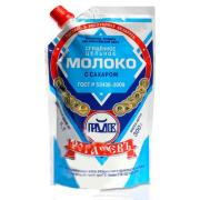 Молоко цельное сгущенное с сахаром 8,5% ГОСТ БЗМЖ Рогачёв д/п 1/24 270 гр