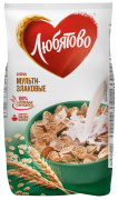 Хлопья зерновые "Мультизлаковые" ц/п 250г 1/9 ТМ "Любятово"