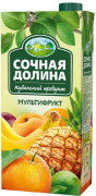 Сокосодержащий напиток Мультифруктовый Сочная Долина 0,95 л 1/12