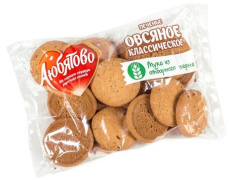 Печенье сдобное Овсяное классическое" 500г 1/8 ТМ"Любятово"