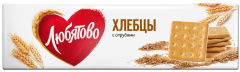 Хлебцы с отрубями 185г 1/15 ТМ"Любятово"