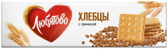 Хлебцы с гречихой 185г 1/15 ТМ"Любятово"