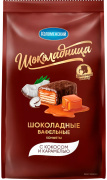 Конфеты вафельные шок. с кокосом и карамелью Шоколадница 0,160 кг 1/14