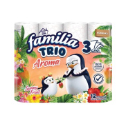 Туалет.бумага FAMILIA TRIO Солнечный фрукт 3сл/12 рул,7 шт