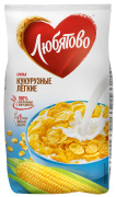 Хлопья кукурузные"Легкие" 1/270г 1/9 ц/п ТМ"Любятово"
