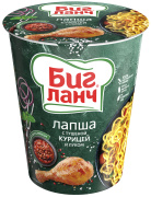 Лапша БП "БИГ ЛАНЧ" курица тушеная и лук 65гр х 24 стакан термо