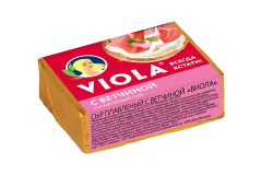 СЫР «С ВЕТЧИНОЙ» «ВИОЛА» 55%, 90г 1/30