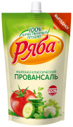 Майонез "Классический Провансаль" 350гр пакет ТМ Ряба 1/20