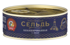 Сельдь бланшированная НДМ КТК 240 гр 1/24