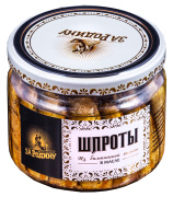 Шпроты в масле из балт. кильки За Родину 270г 1/12 стекло