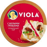 Сыр плавленый КРУГ Виола с Белыми грибами 130 г 1/10