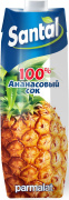 Сок Santal "Ананасовый" 1 л (тетрапризма) 1/12