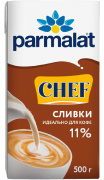 Сливки ультрапаст. "Пармалат" 11% 0,5 кг 1/12