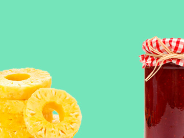Фрукто-ягодная консервация, мёд. Доставка продуктов