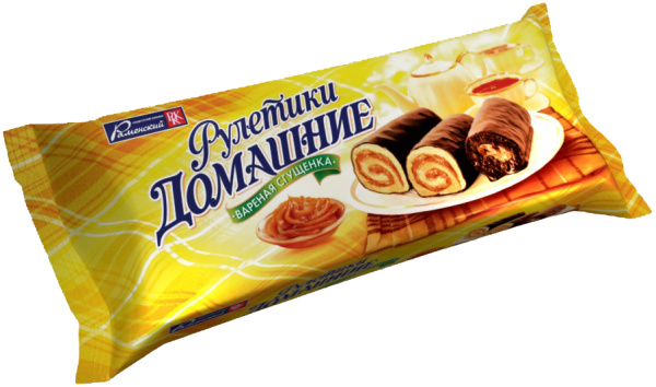 Рулеты мини вареная сгущенка Домашние 150 г 1/20