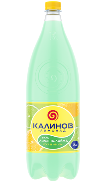 Лимонад ПЭТ Лимон-Лайм Калинов 2 л. 1/6
