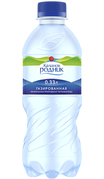 Вода пит. Калинов Родник 0,33 л газ ПЭТ 1/12