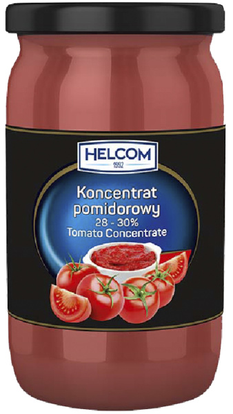 Томатная паста 28-30 % HELCOM 900 г 1/8