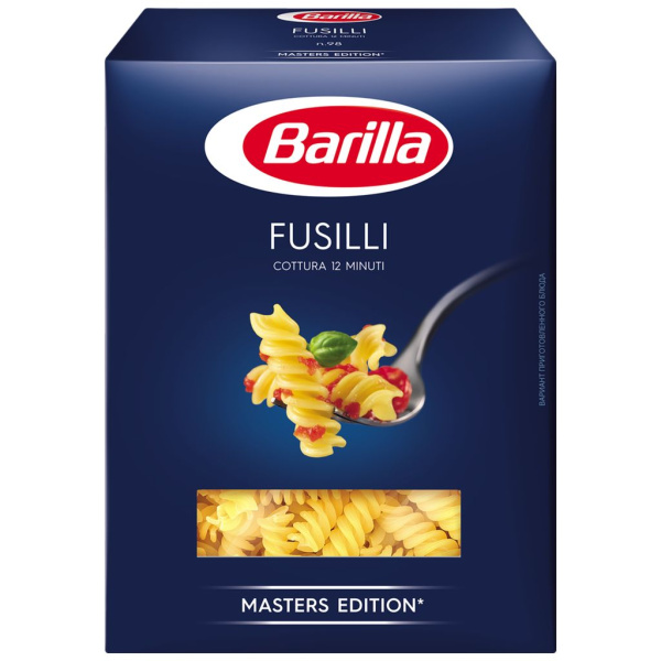 Паста ФУЗИЛЛИ BARILLA 450гр 1/12