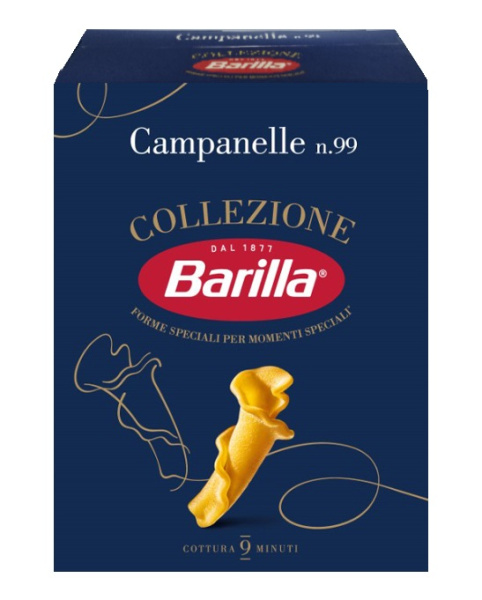 Паста КАМПАНЕЛЛЕ BARILLA 450гр 1/12