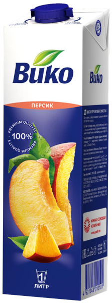 Нектар персиковый 1л. Вико 1/6