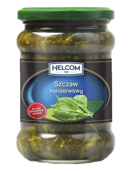 Щавель консервированный HELCOM 320 мл 1/10