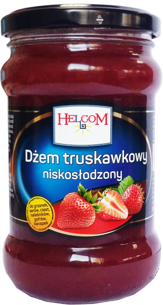 Джем клубничный HELCOM 320 мл стекло 1/8