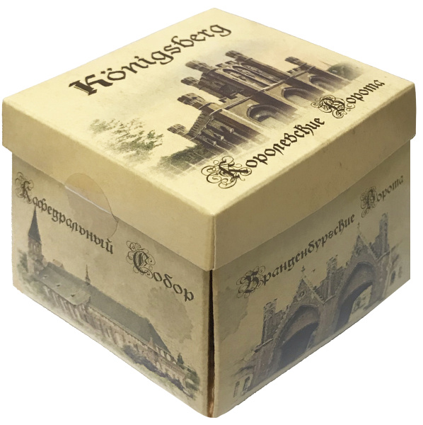 Конфеты с начинкой лесной орех Золотое пралине 110г 1/24