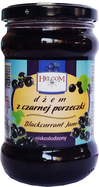 Джем из черной смородины HELCOM 320 мл стекло 1/8