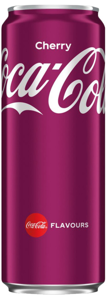 Сильногазированный напиток Coca - Cola Cherry 330 мл (Венгрия) ж/б 1/24