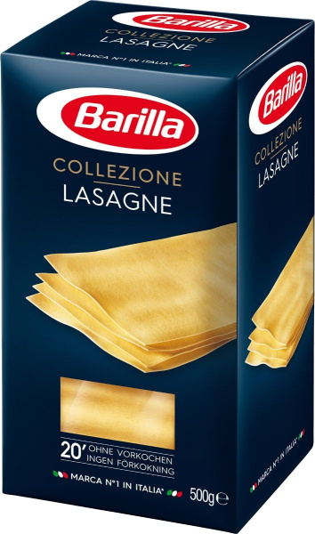 Паста ЛАЗАНЬЯ BARILLA 500гр 1/15
