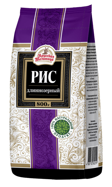 Рис длинный Прусская Мельница 800г 1/12