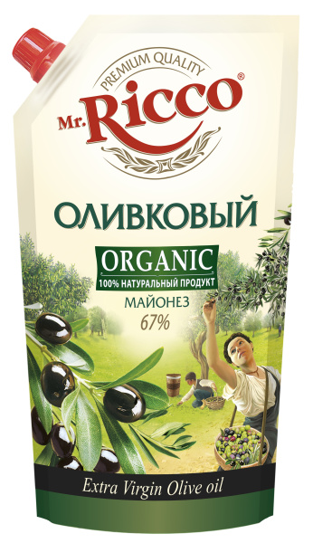 М-з MR ORGANIC "Оливковый" (Extra V) Д/П67% 400мл. 1/22
