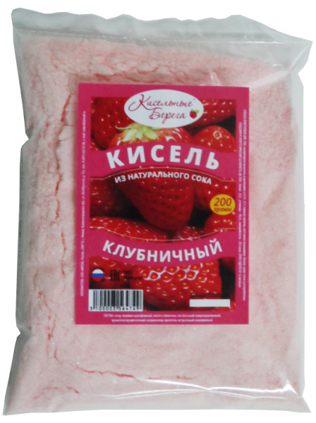 Кисель Клубника 200 г 1/45